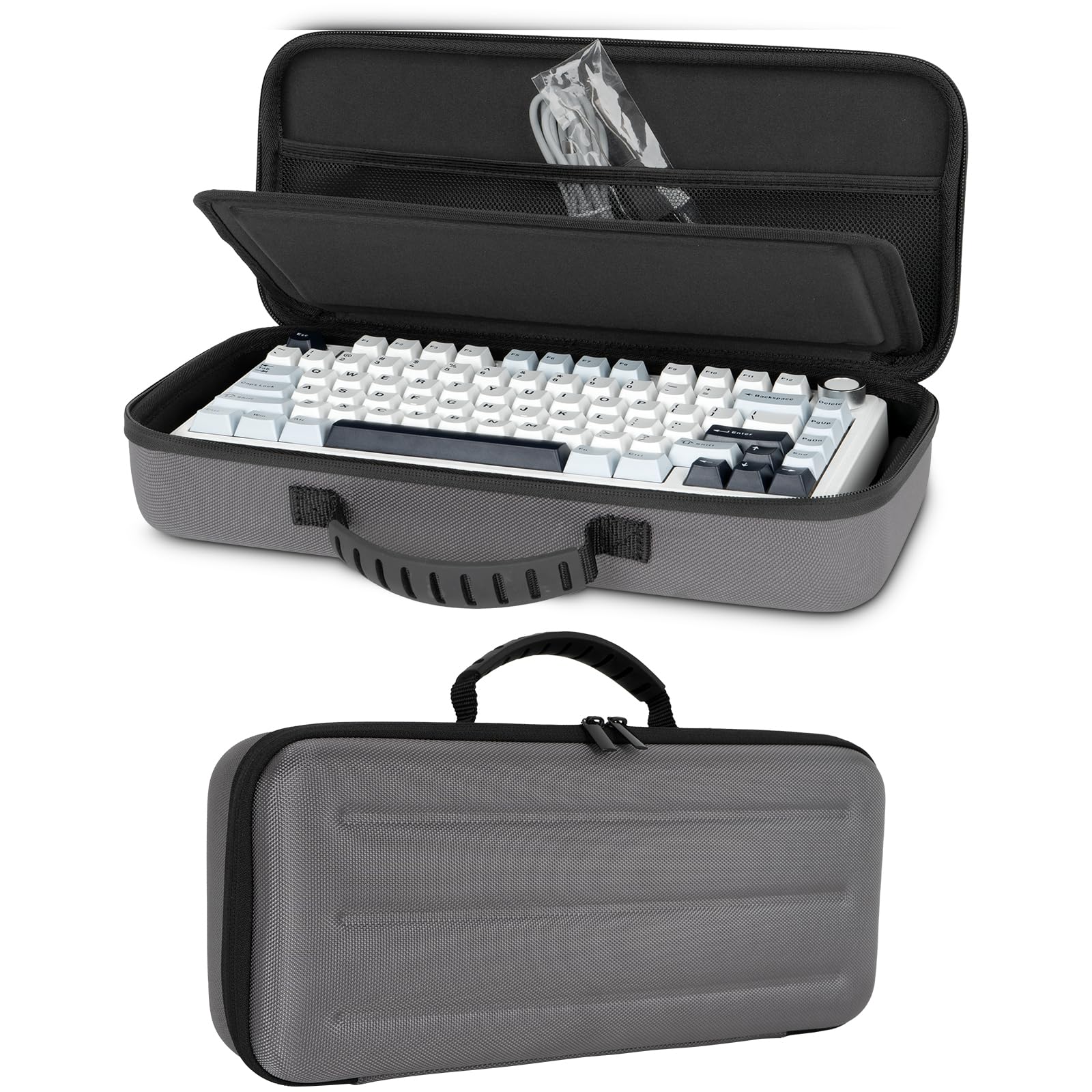Amazon.com: XINGFUDAO 75% Keyboard Case,Hard Carrying EVA Case for